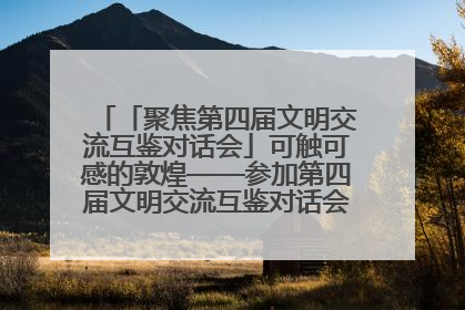 「聚焦第四届文明交流互鉴对话会」可触可感的敦煌——参加第四届文明交流互鉴对话会的外宾参观上元市集