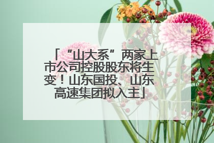“山大系”两家上市公司控股股东将生变！山东国投、山东高速集团拟入主