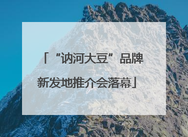 “讷河大豆”品牌新发地推介会落幕