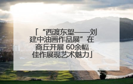 “西渡东望——刘建中油画作品展”在商丘开展 60余幅佳作展现艺术魅力
