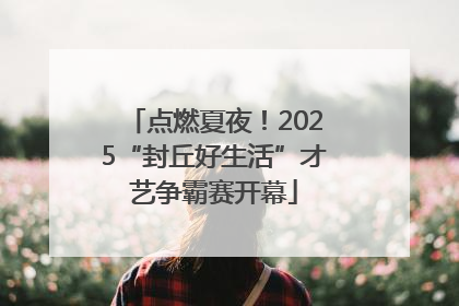 点燃夏夜！2025“封丘好生活”才艺争霸赛开幕