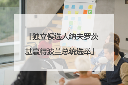 独立候选人纳夫罗茨基赢得波兰总统选举