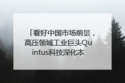 看好中国市场前景，高压领域工业巨头Quintus科技深化本土策略，构建全方位服务亚太区总部