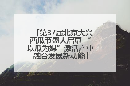 第37届北京大兴西瓜节盛大启幕 “以瓜为媒”激活产业融合发展新动能