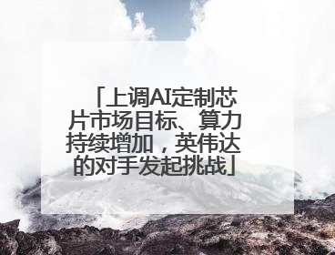 上调AI定制芯片市场目标、算力持续增加，英伟达的对手发起挑战