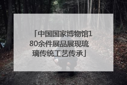中国国家博物馆180余件展品展现琉璃传统工艺传承