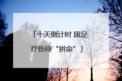 十天倒计时 国足疗伤待“拼命”