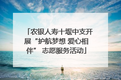 农银人寿十堰中支开展“护航梦想 爱心相伴” 志愿服务活动