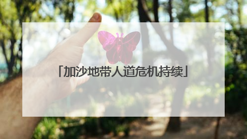 加沙地带人道危机持续