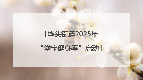 垡头街道2025年“垡宝健身季”启动