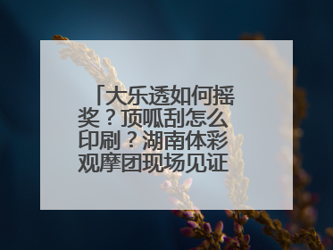 大乐透如何摇奖？顶呱刮怎么印刷？湖南体彩观摩团现场见证“阳光开奖”
