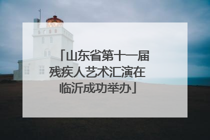 山东省第十一届残疾人艺术汇演在临沂成功举办