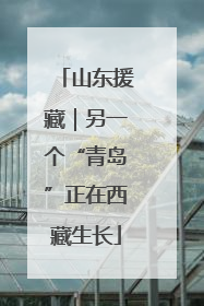 山东援藏｜另一个“青岛”正在西藏生长