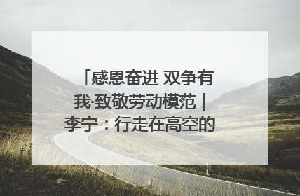感恩奋进 双争有我·致敬劳动模范｜李宁：行走在高空的“电网卫士”