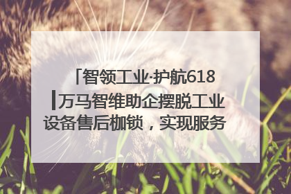 智领工业·护航618┃万马智维助企摆脱工业设备售后枷锁，实现服务与效能价值共振！