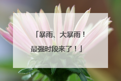暴雨、大暴雨！最强时段来了！