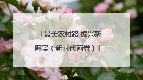 最美农村路 振兴新图景（新时代画卷）