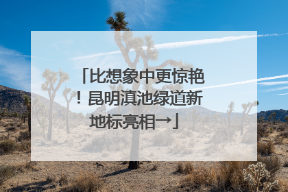 比想象中更惊艳！昆明滇池绿道新地标亮相→
