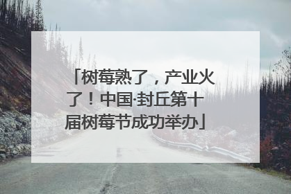 树莓熟了，产业火了！中国·封丘第十届树莓节成功举办