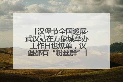 汉堡节全国巡展·武汉站在万象城举办 工作日也爆单，汉堡都有“粉丝群”