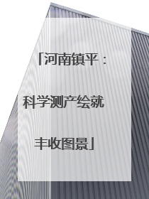 河南镇平：科学测产绘就丰收图景