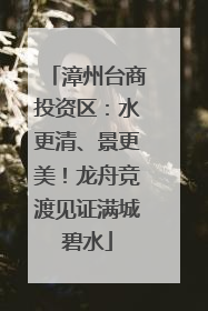 漳州台商投资区：水更清、景更美！龙舟竞渡见证满城碧水
