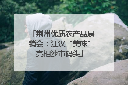 荆州优质农产品展销会：江汉“美味”亮相沙市码头
