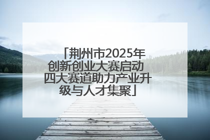 荆州市2025年创新创业大赛启动 四大赛道助力产业升级与人才集聚