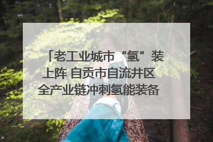 老工业城市“氢”装上阵 自贡市自流井区全产业链冲刺氢能装备制造新高地｜美好生活有“盐”味