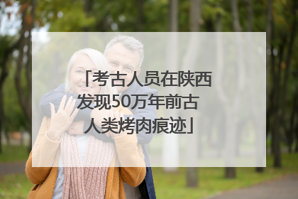 考古人员在陕西发现50万年前古人类烤肉痕迹