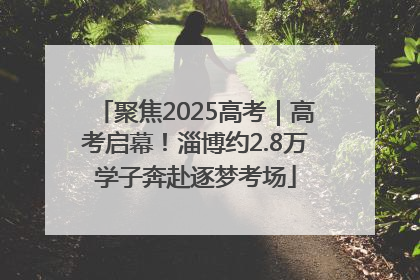 聚焦2025高考｜高考启幕！淄博约2.8万学子奔赴逐梦考场