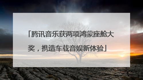 腾讯音乐获两项鸿蒙座舱大奖，携造车载音娱新体验