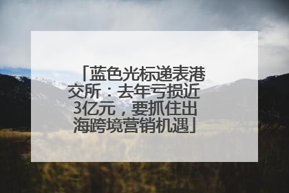蓝色光标递表港交所：去年亏损近3亿元，要抓住出海跨境营销机遇