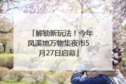 解锁新玩法！今年凤溪地万物集夜市5月27日启幕
