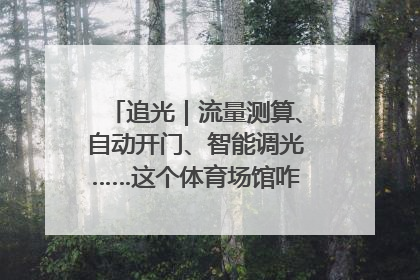 追光｜流量测算、自动开门、智能调光……这个体育场馆咋这么先进？