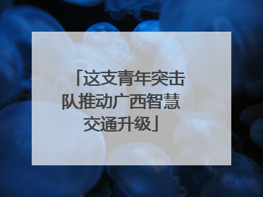 这支青年突击队推动广西智慧交通升级