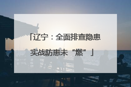 辽宁：全面排查隐患 实战防患未“燃”