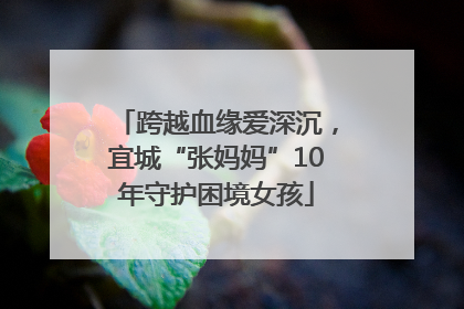 跨越血缘爱深沉，宜城“张妈妈”10年守护困境女孩