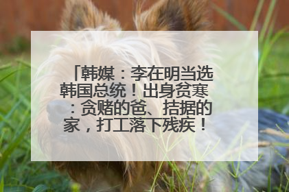 韩媒：李在明当选韩国总统！出身贫寒：贪赌的爸、拮据的家，打工落下残疾！如今仍官司缠身