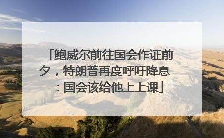 鲍威尔前往国会作证前夕，特朗普再度呼吁降息：国会该给他上上课