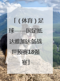 （体育）足球——国足抵达雅加达备战世预赛18强赛