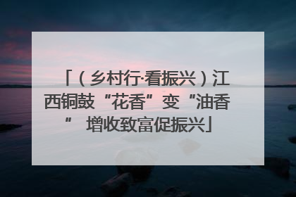 （乡村行·看振兴）江西铜鼓“花香”变“油香” 增收致富促振兴