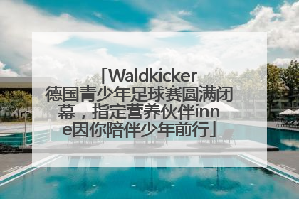Waldkicker德国青少年足球赛圆满闭幕，指定营养伙伴inne因你陪伴少年前行